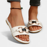 Pohodlné papuče s okrúhlou špičkou