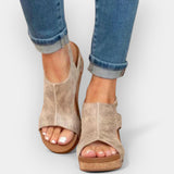 Sandalové topánky s platformou