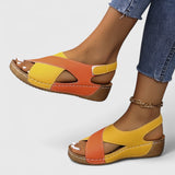 Antónia - Priedušné ortopedické sandále na turistiku pre ženy