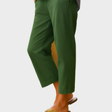 Letné nohavice z ľanu a bavlny