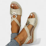 Pletené Rímske Sandále