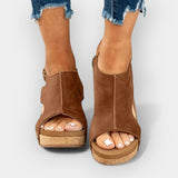 Sandalové topánky s platformou