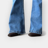 Vysoké pásové Flare džínsy