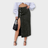 Maxi Sukňa s Gombíkmi