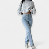 Lesklé letné džínsy